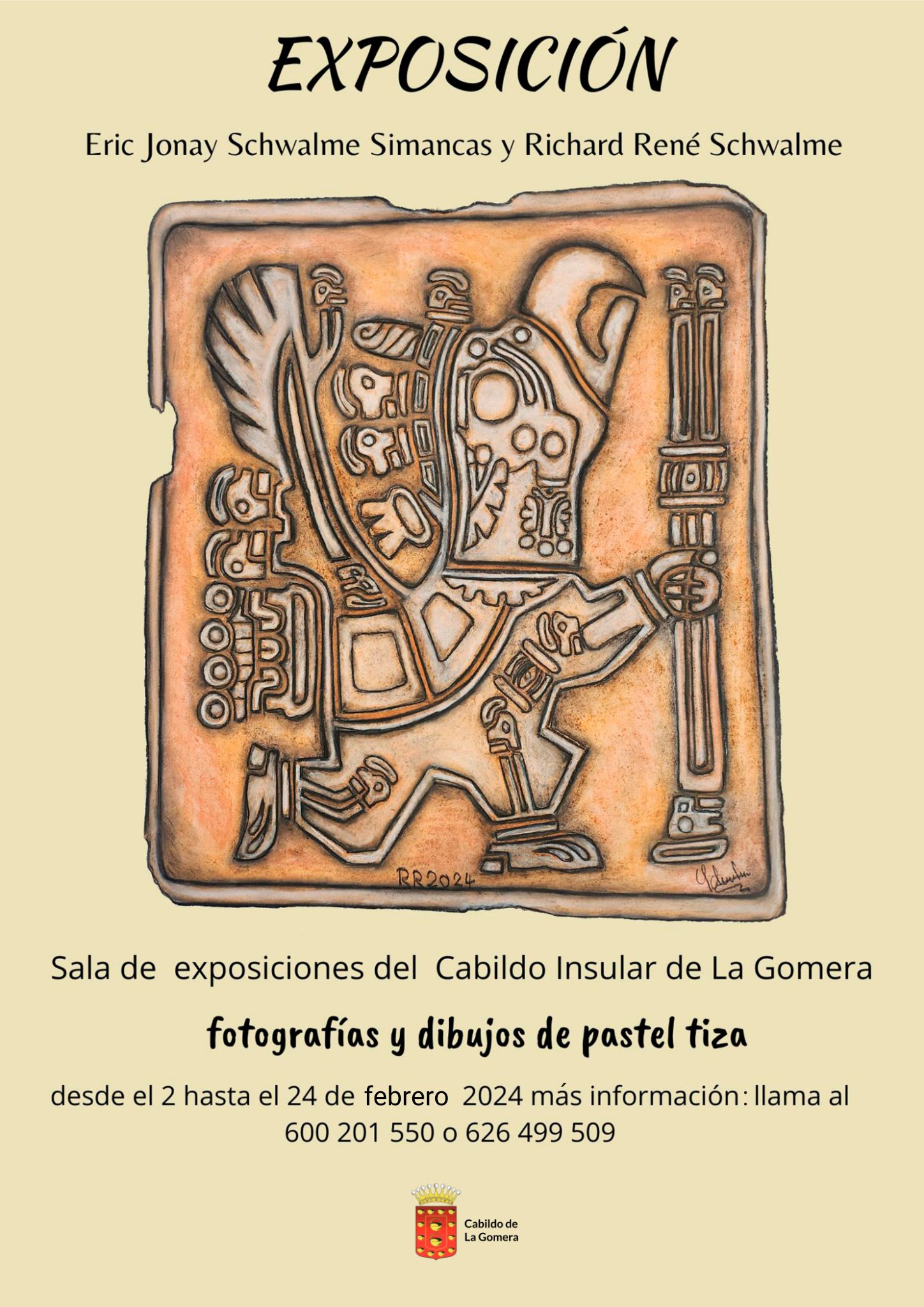 Imagen de La Sala de Exposiciones del Cabildo acoge una muestra de fotografías y dibujos de pastel tiza