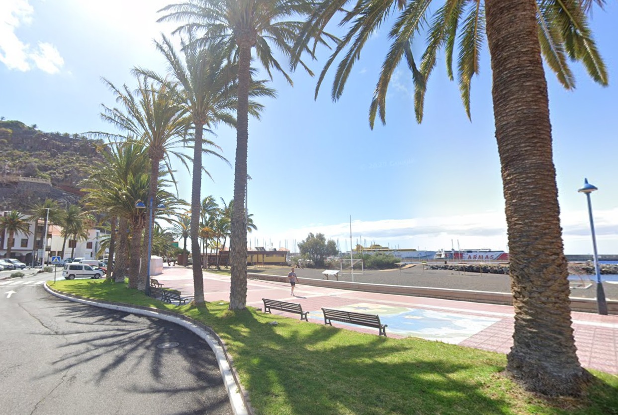 Imagen de El Cabildo y el Ayuntamiento de San Sebastián firman un convenio para renovar el mobiliario urbano de la Avenida de Los Descubridores