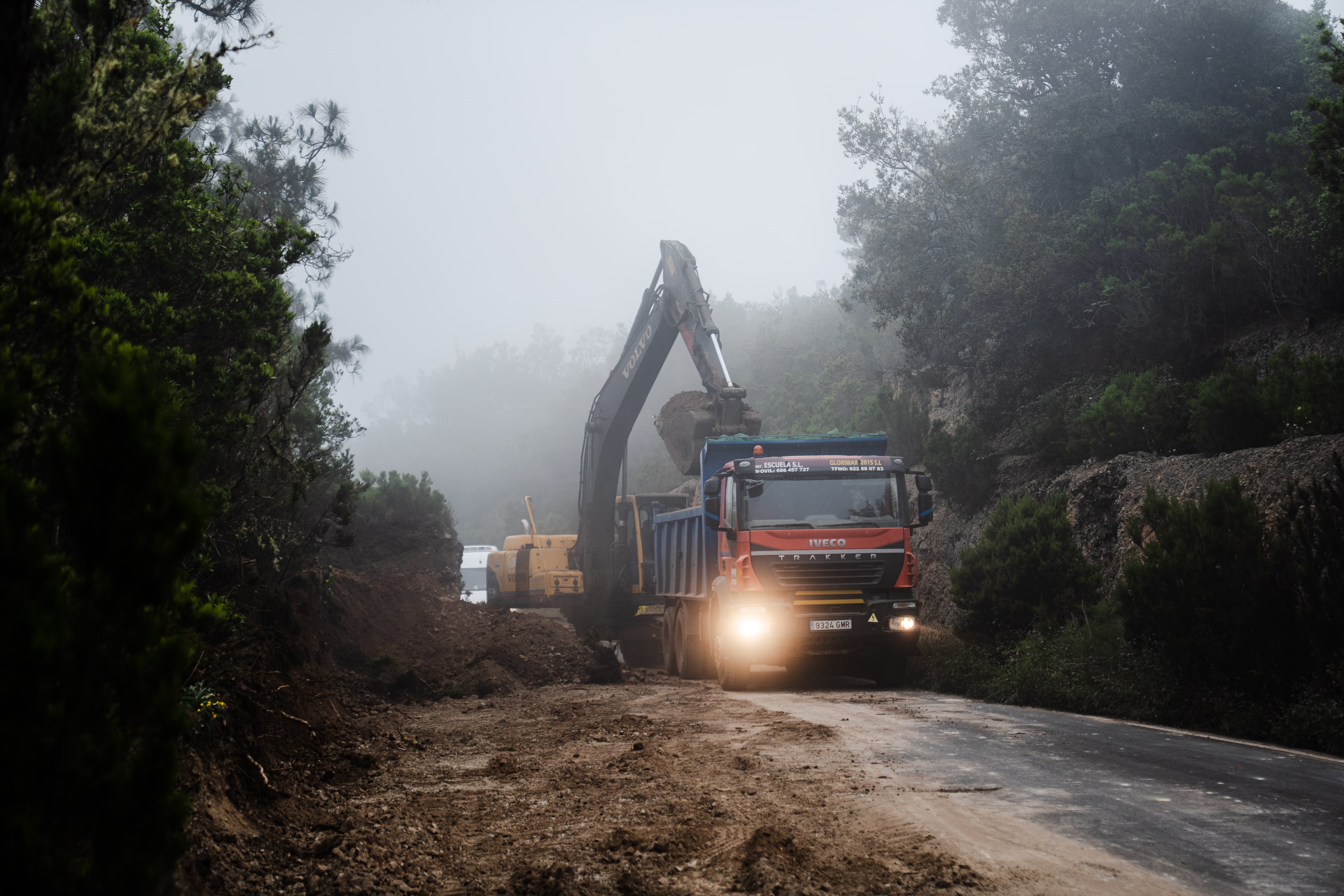Imagen de El Cabildo inicia las obras de mejora de la vía entre Juego de Bolas y La Laguna Grande con una inversión de 10,6 millones de euros
