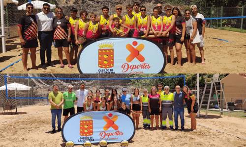 Imagen de Una treintena de jóvenes participan en el Campeonato Insular de Vóley Playa