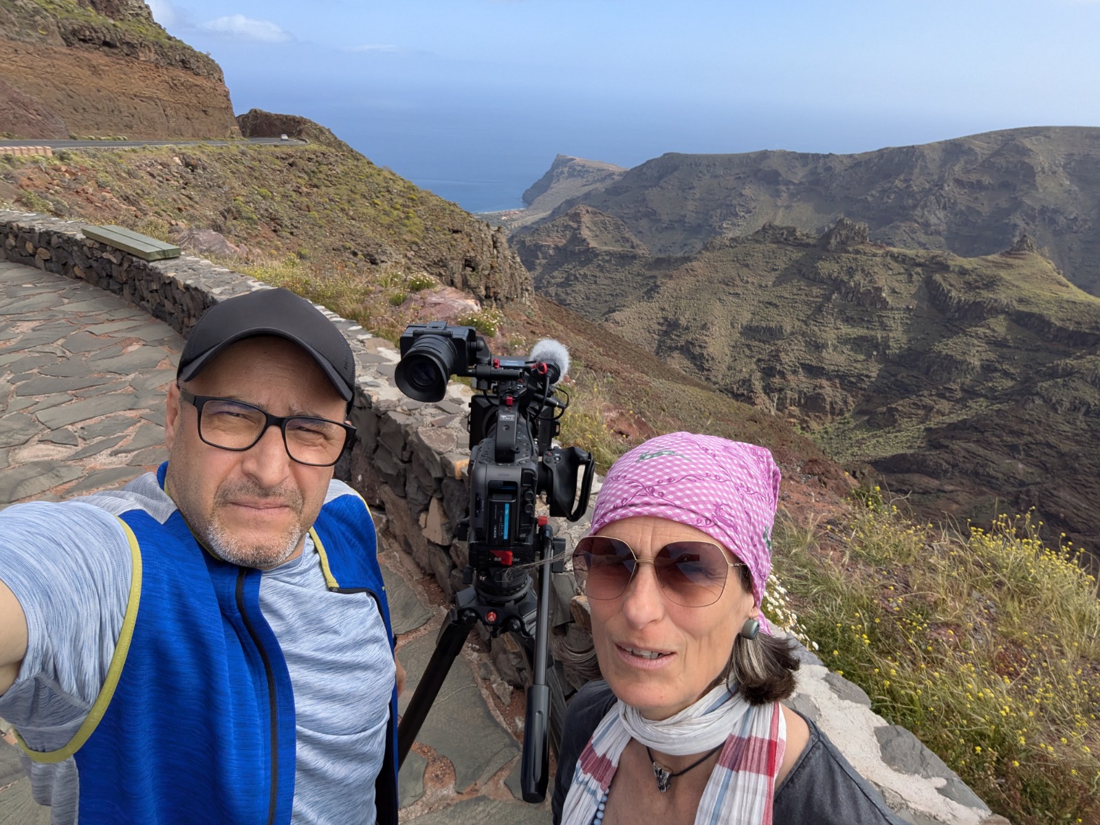 Imagen de La Gomera recibe la visita de la televisión italiana RAI para elaborar un documental sobre el Silbo Gomero