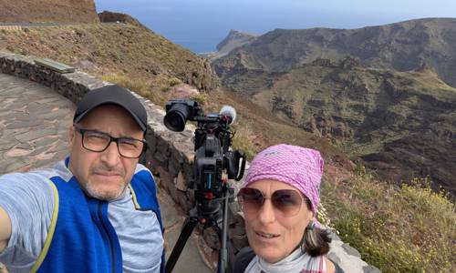Imagen de La Gomera recibe la visita de la televisión italiana RAI para elaborar un documental sobre el Silbo Gomero