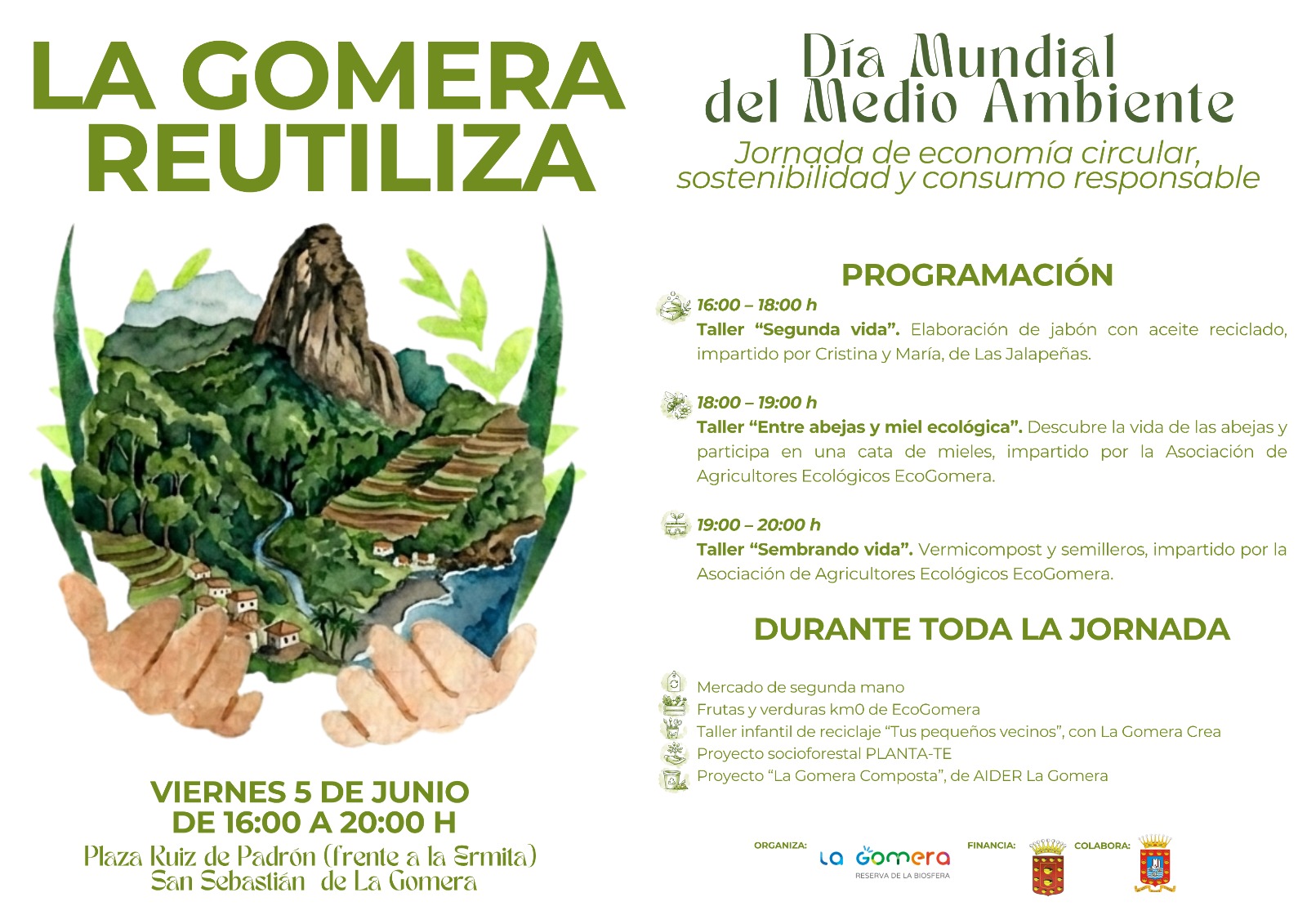 Imagen de La Gomera celebra este viernes la jornada ‘La Gomera Reutiliza’ con motivo del Día del Medio Ambiente