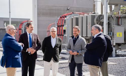 Imagen de Curbelo insiste en el cierre del anillo eléctrico como reto durante la apertura de la nueva subestación de Endesa