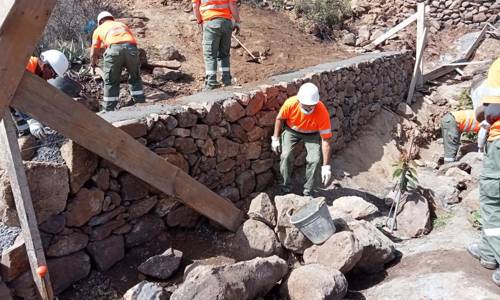 Imagen de La Gomera rehabilita sus bancales con más de un centenar de actuaciones en los últimos cinco meses