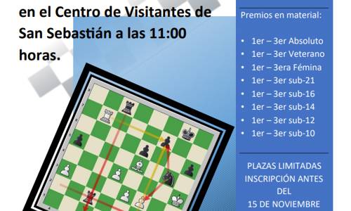 Imagen de El Cabildo abre inscripciones para participar en la XVII edición del Open de Ajedrez Activo Isla de La Gomera