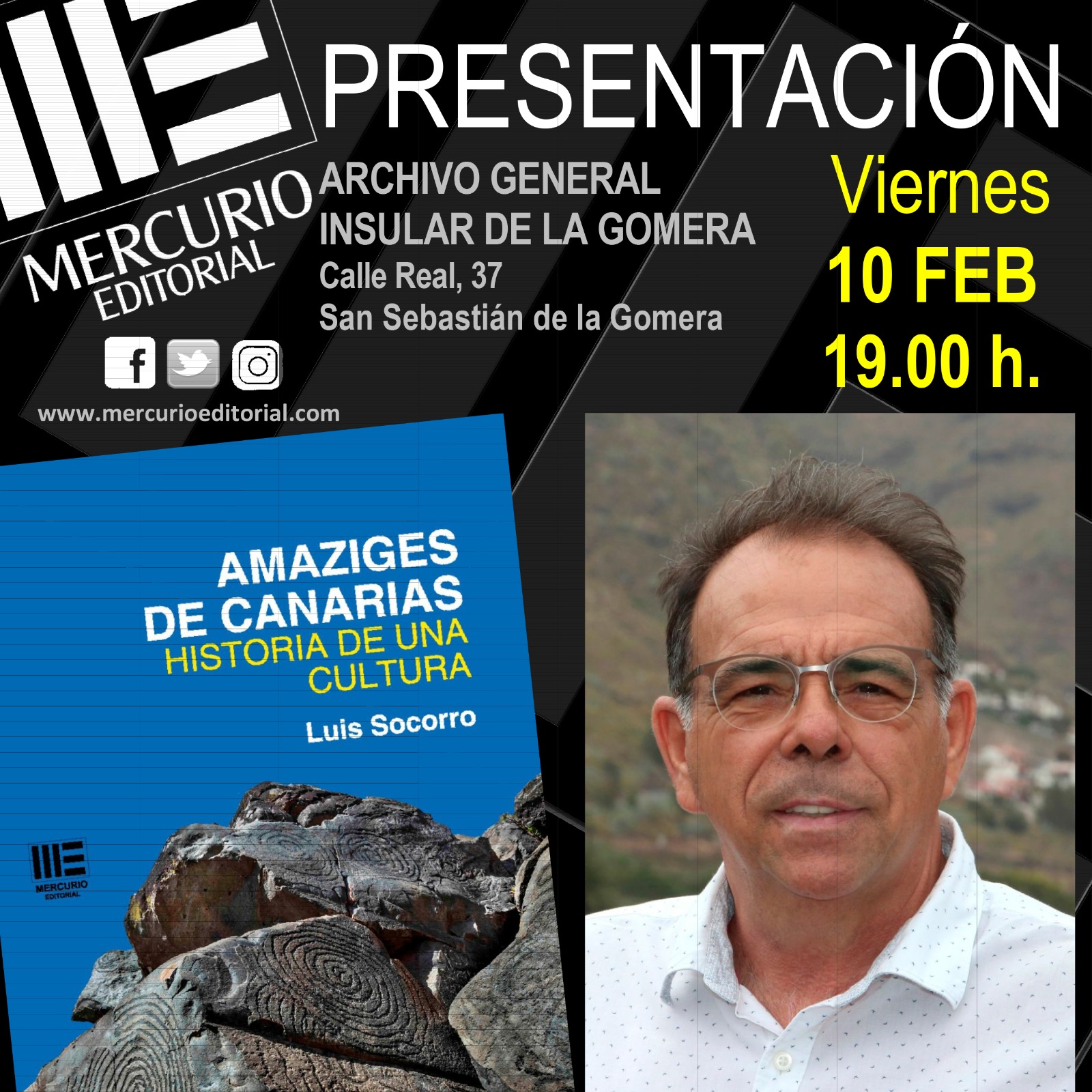 Imagen de El periodista Luis Socorro presenta este viernes en La Gomera su libro ‘Amaziges de Canarias’