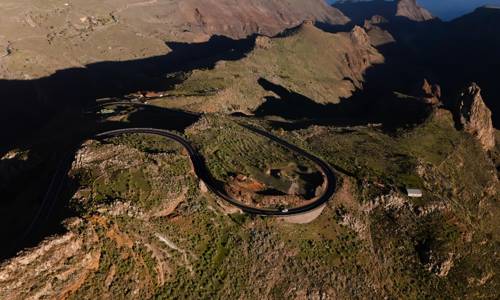 Imagen de El Cabildo ejecuta mejoras en la carretera GM-2, entre San Sebastián y la Degollada de Peraza