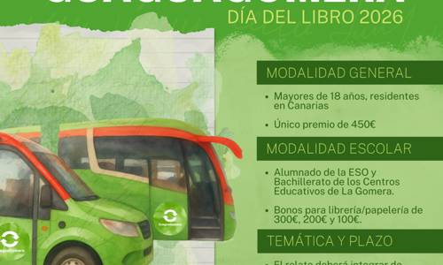 Imagen de GuaguaGomera lanza un Concurso de Microrrelatos vinculado a La Gomera y al transporte público