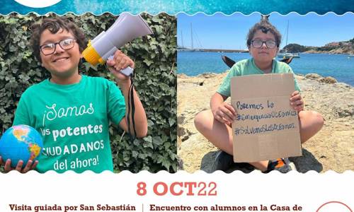 Imagen de Arona SOS Atlántico inicia su edición especial en La Gomera con la visita del joven activista Francisco Vera