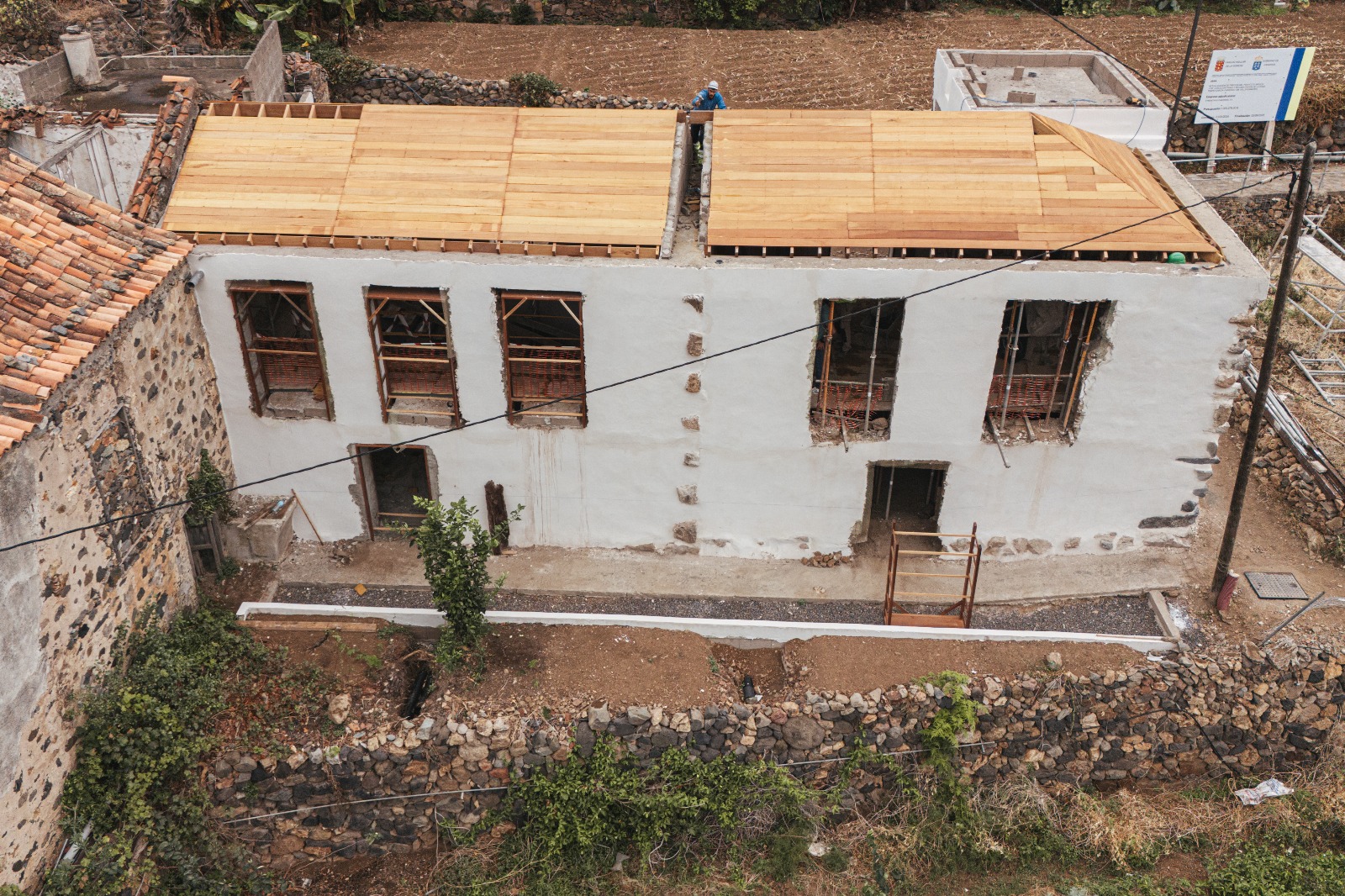 Imagen de El Cabildo avanza en la rehabilitación de la casa del poeta Pedro García Cabrera