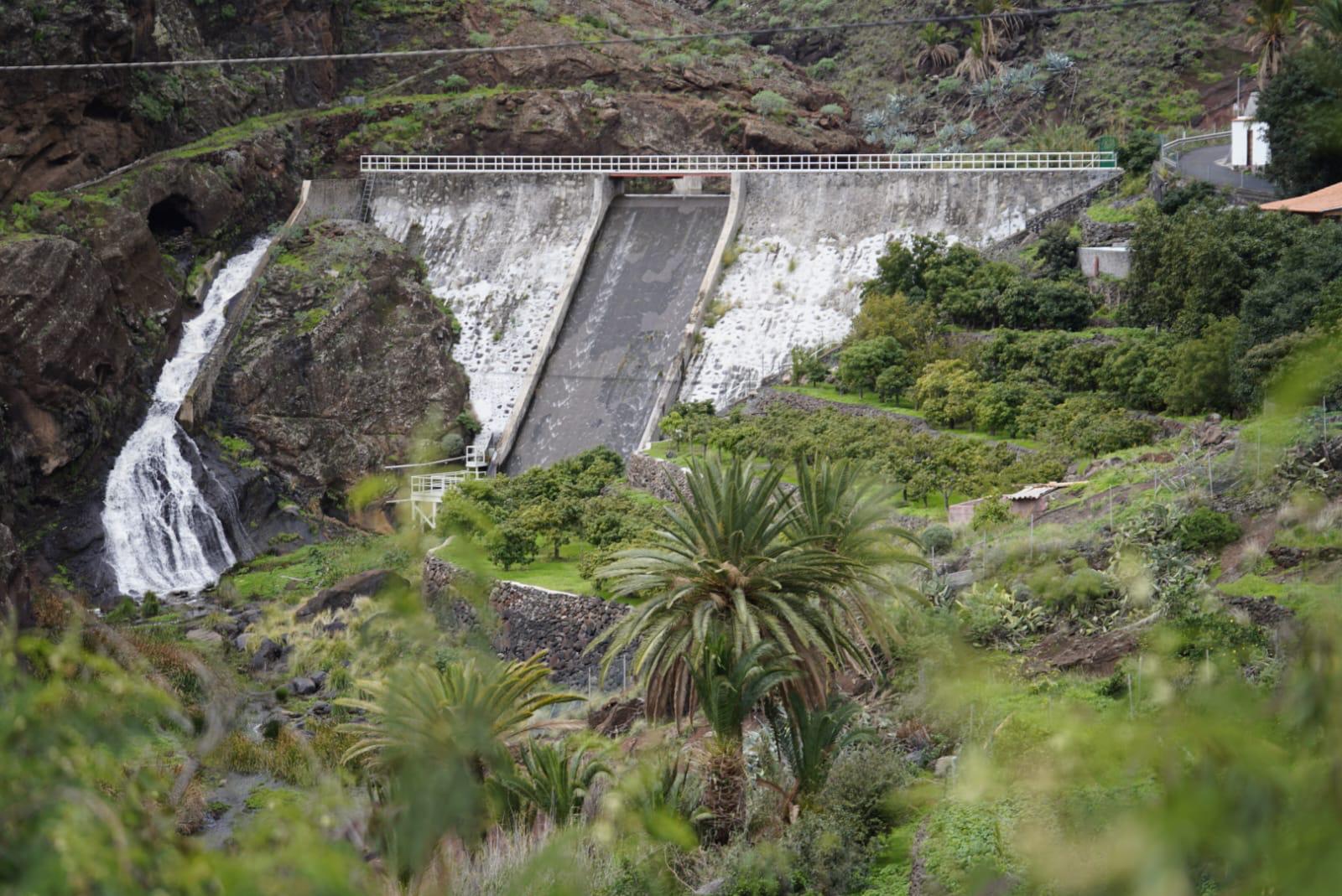 Imagen de Las presas gomeras almacenan más de un millón y medio de metros cúbicos tras las últimas lluvias