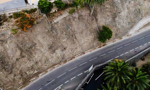 Imagen de El Cabildo avanza en la estabilización de taludes en el acceso a la costa de Vallehermoso