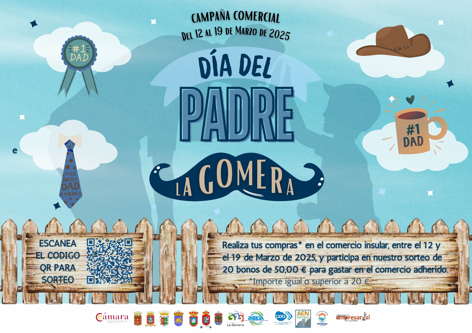 Imagen de Cabildo y Cámara de Comercio impulsan la campaña comercial del Día del Padre para fomentar comercio local