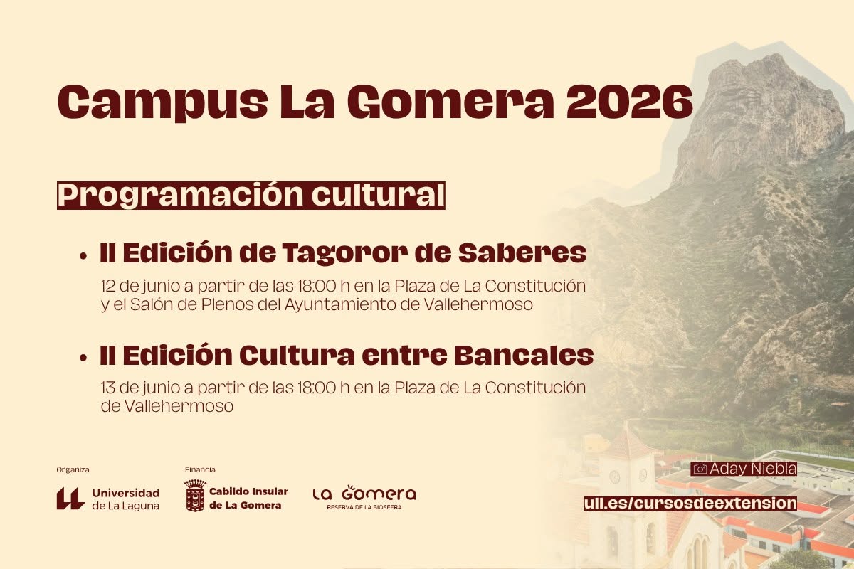 Imagen de El Campus La Gomera llega a Vallehermoso con una programación cultural abierta a la ciudadanía