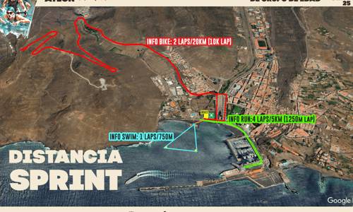 Imagen de 140 atletas se darán cita este sábado en el Triatlón ‘Isla de La Gomera’ 2025