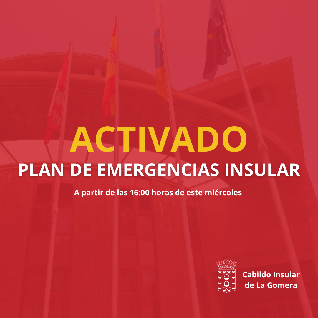 Imagen de El Cabildo activa el Plan de Emergencias Insular a las 16:00 horas ante la llegada de la borrasca Claudia