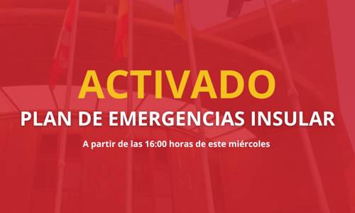 Imagen de El Cabildo activa el Plan de Emergencias Insular a las 16:00 horas ante la llegada de la borrasca Claudia