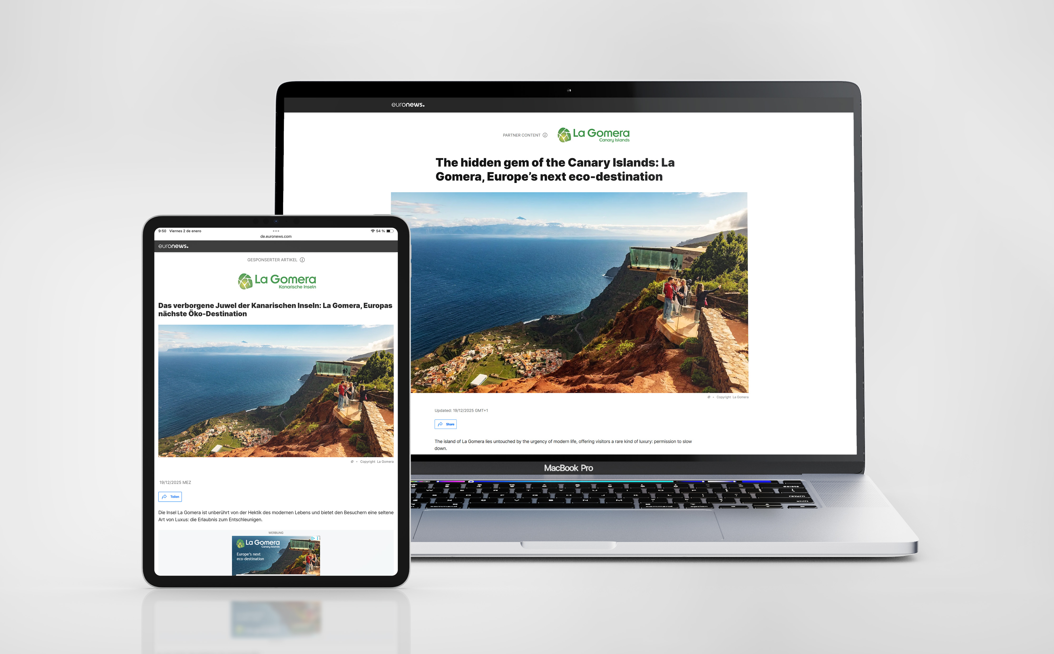 Imagen de La Gomera refuerza su proyección internacional con una alianza editorial en Euronews Travel