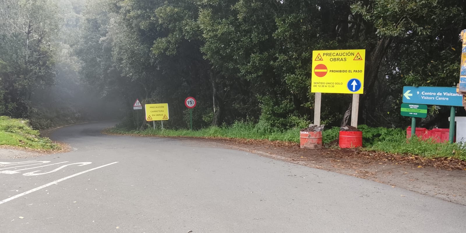 Imagen de El Cabildo informa de cortes y regulación del tráfico en la carretera entre Juego de Bolas y La Laguna Grande a partir del lunes