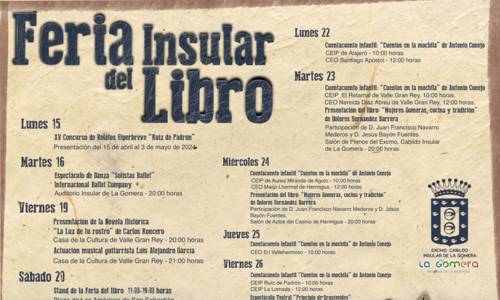 Imagen de La Gomera celebra el Día del Libro con dos semanas de actividades lúdicas y culturales