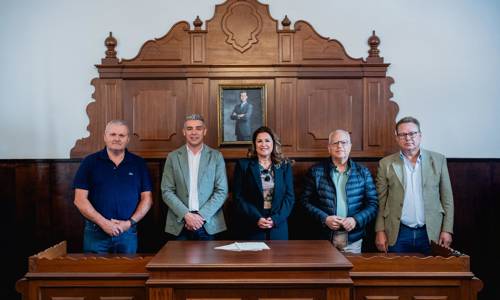 Imagen de Administraciones y agricultores colaboran en el desarrollo de un proyecto piloto de riego eficiente en platanera en Hermigua