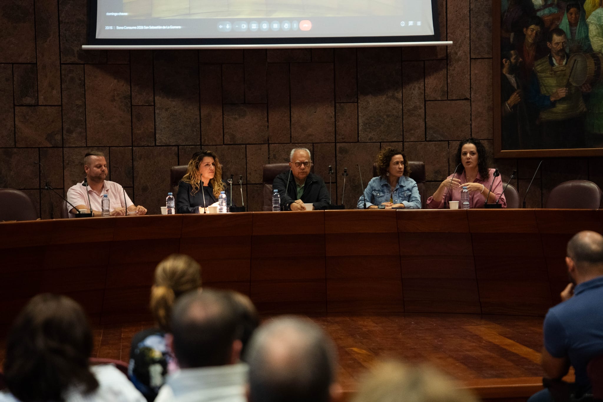 Imagen de El Cabildo culmina la ronda de encuentros con el sector empresarial para abordar la nueva edición del Bono Consumo