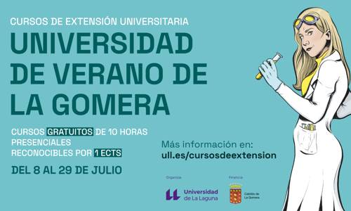 Imagen de La Universidad de Verano de La Gomera y la ULL aperturan la matrícula de la oferta formativa