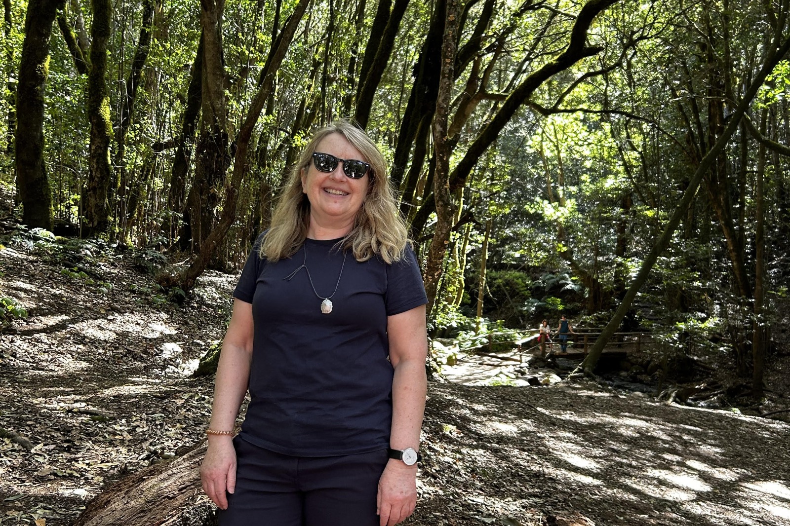 Imagen de Lonely Planet visita La Gomera para la elaboración de una guía de senderismo