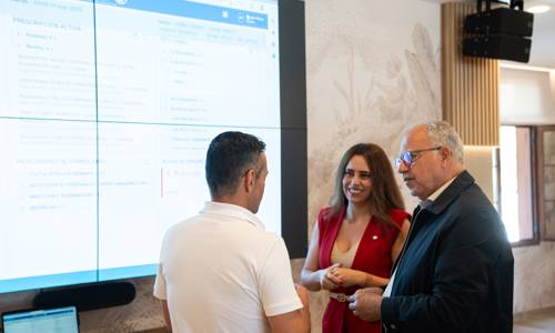 Imagen de Curbelo destaca el impacto del visor único en la sanidad gomera y su funcionalidad en la atención al paciente