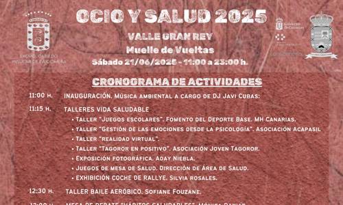 Imagen de Valle Gran Rey acoge este sábado una nueva jornada de ‘Ocio y Salud’ con actividades, ponencias y música