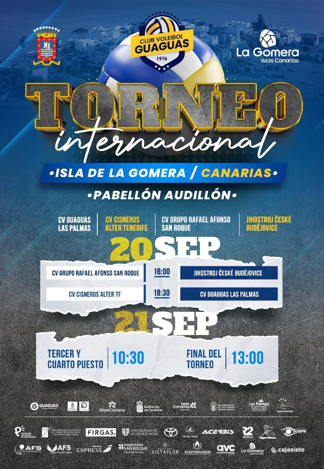 Imagen del evento Torneo Internacional de Voleibol Isla de La Gomera | Día 2