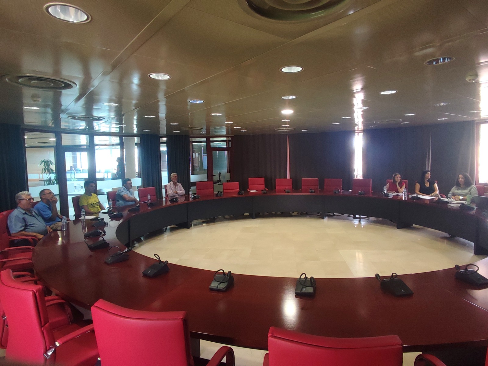 Imagen de Cabildo y sector del taxi avanzan en estrategias para la mejora de esta modalidad de transporte público 
