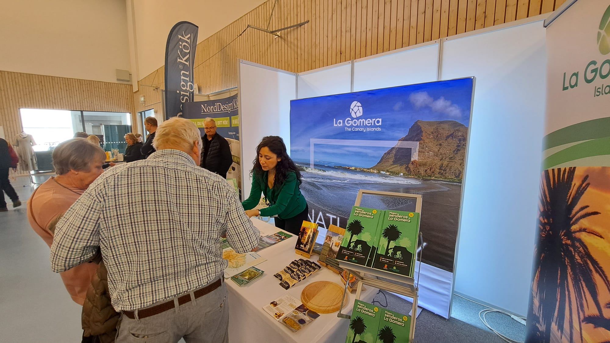 Imagen de La Gomera promociona en la feria turística 60+Uppsala su potencial como destino activo y sostenible 