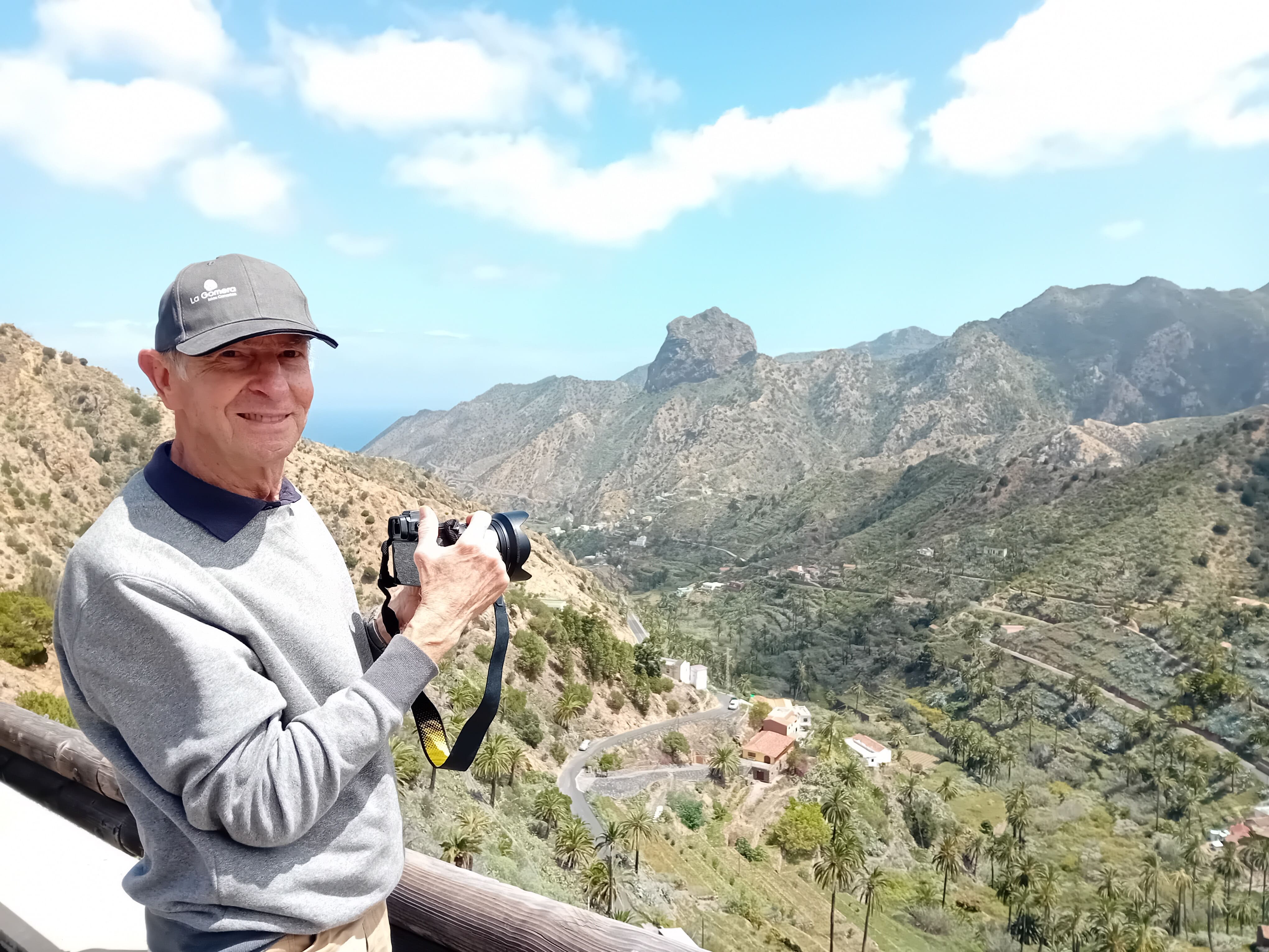 Imagen de La Gomera recibe la visita del periodista austriaco Manfred Ruthner para la elaboración de un reportaje 