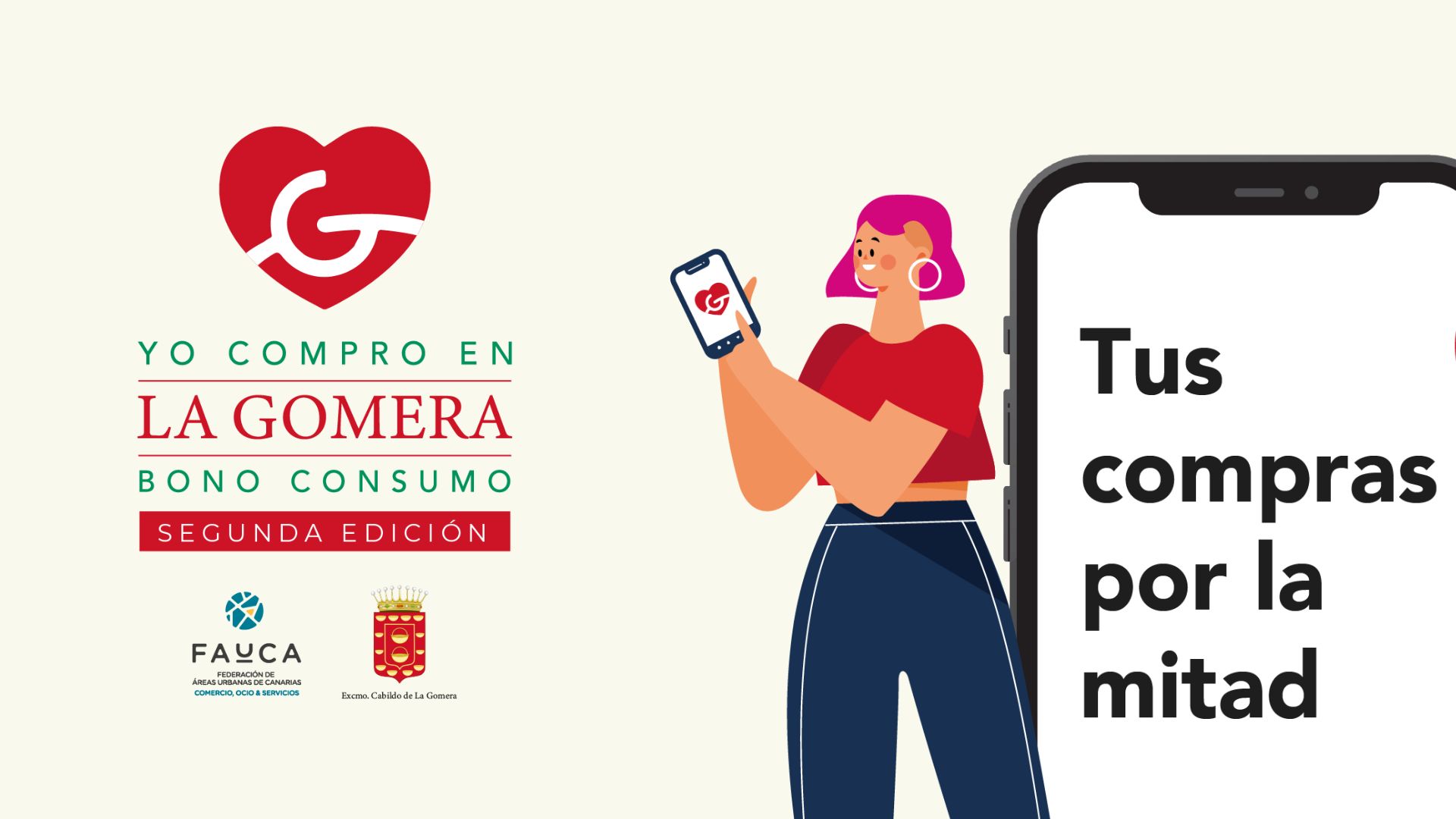 Imagen de El Cabildo activa este martes la venta de los Bonos Consumo ‘Yo compro en La Gomera’