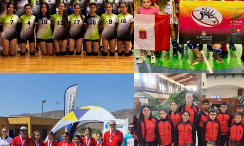 Imagen de Éxitos gomeros en el voleibol y bola canaria durante el fin de semana