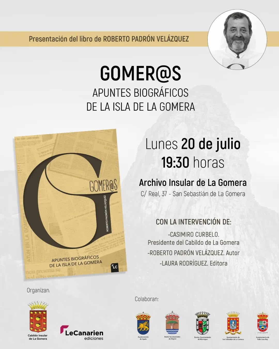 Imagen de El Archivo Insular acoge este lunes la presentación del libro ‘Gomer@s. Apuntes biográficos de la isla de La Gomera’