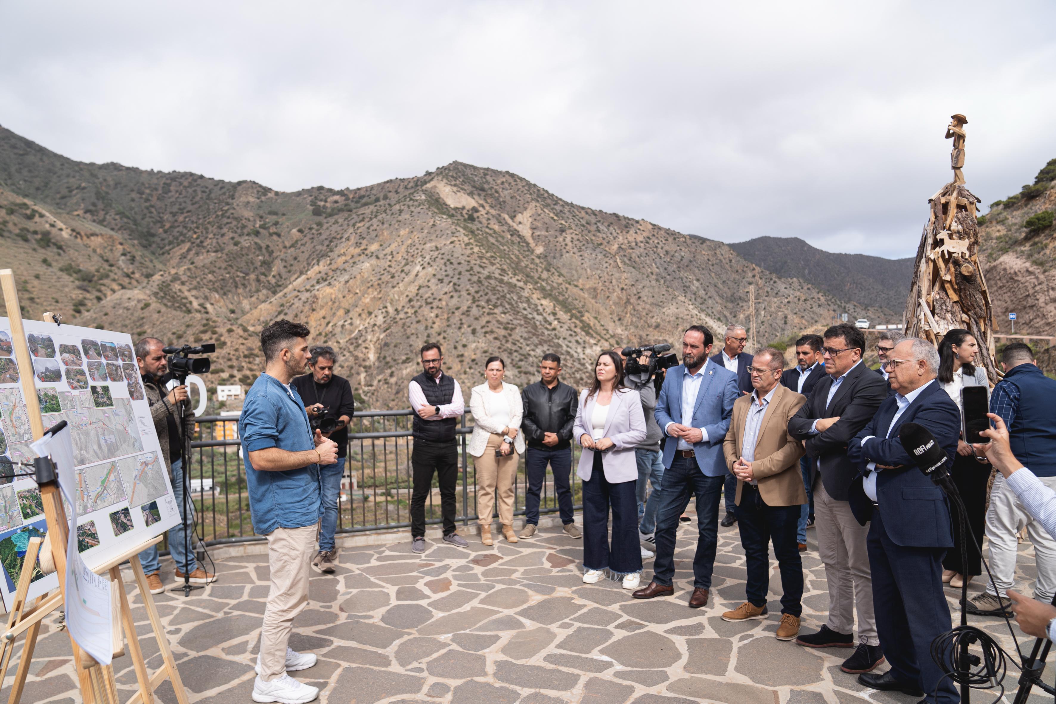 Imagen de Comienzan las obras de encauzamiento del barranco de Vallehermoso