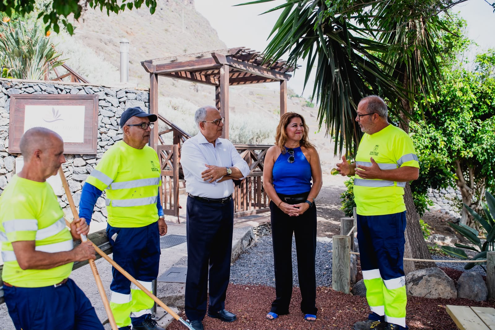 Imagen de El programa de inserción laboral para mayores de 60 años avanza en los seis municipios de La Gomera