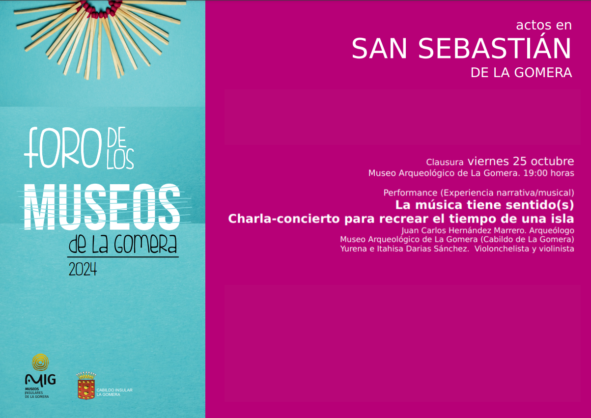 Imagen de El Foro de los Museos de La Gomera clausura este viernes su edición con una experiencia narrativo-musical
