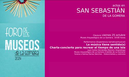 Imagen de El Foro de los Museos de La Gomera clausura este viernes su edición con una experiencia narrativo-musical