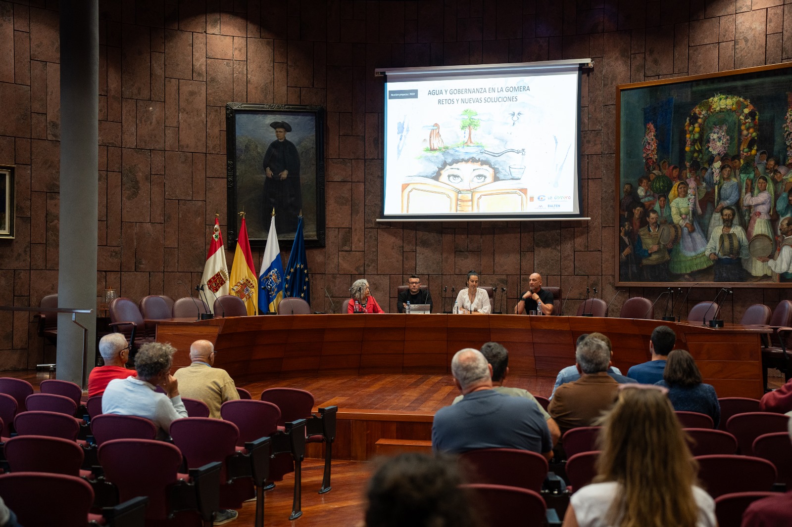 Imagen de La Gomera analiza los retos y soluciones para la gestión del agua en una jornada con expertos