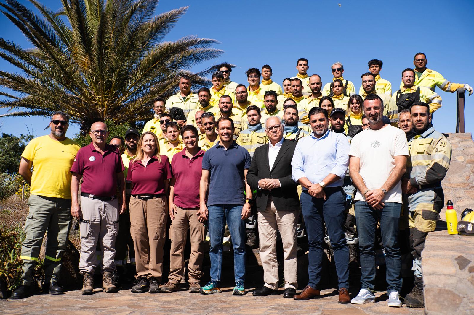 Imagen de Transición Ecológica y el Cabildo de La Gomera celebran el Día Europeo de los Parques con una visita institucional a Garajonay