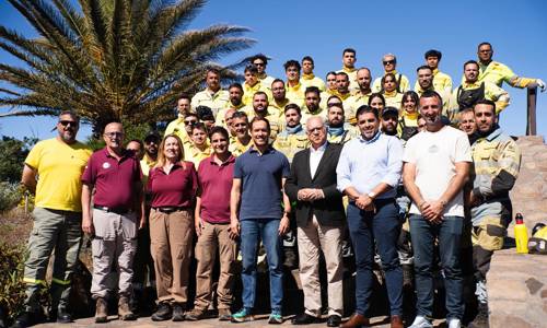 Imagen de Transición Ecológica y el Cabildo de La Gomera celebran el Día Europeo de los Parques con una visita institucional a Garajonay