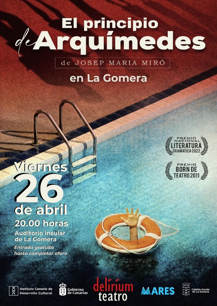 Imagen de El Auditorio Insular de La Gomera acoge este viernes el espectáculo teatral ‘El principio de Arquímedes’