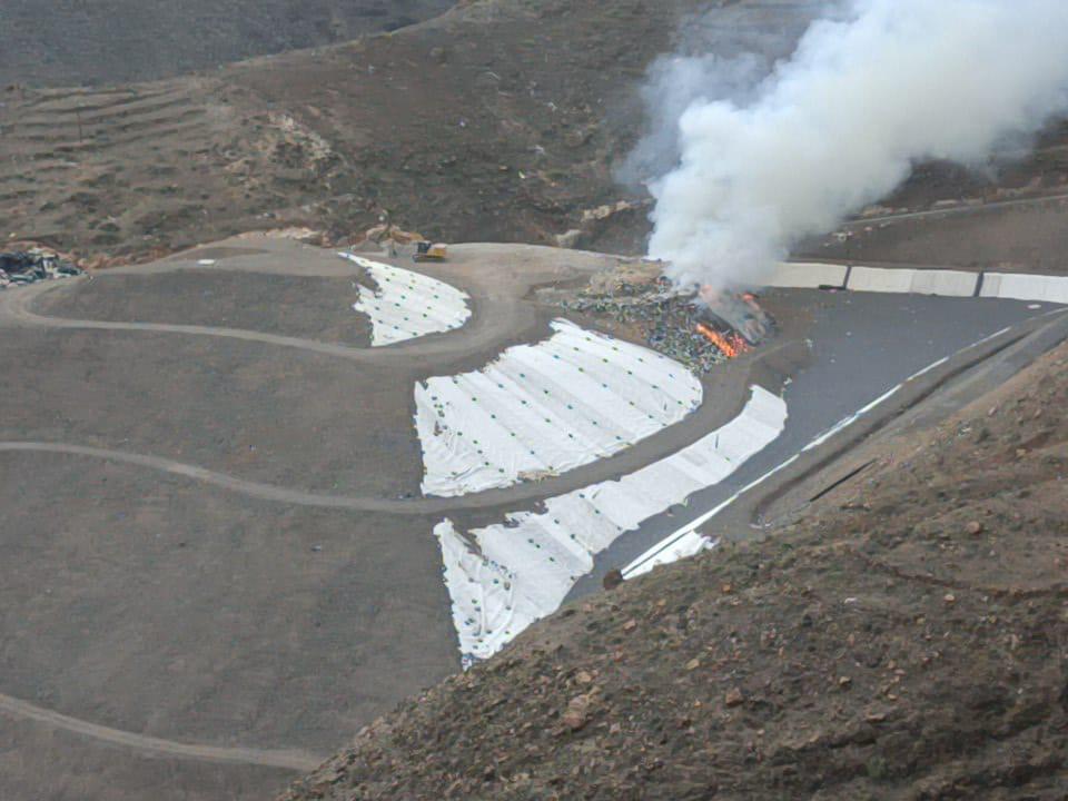 Imagen de Declarado un conato de incendio en el complejo ambiental de El Revolcadero