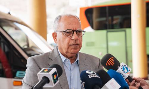 Imagen de Curbelo garantiza el mantenimiento de la gratuidad del transporte público terrestre en La Gomera