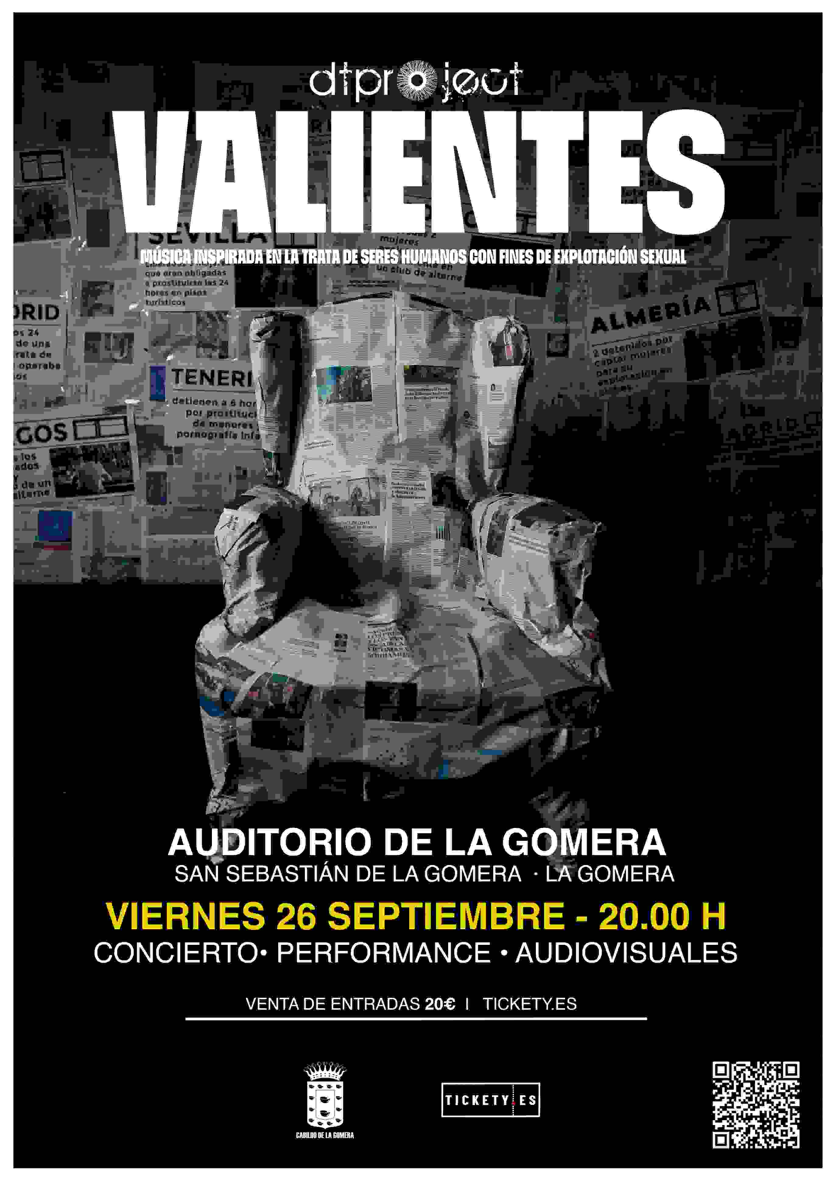 Imagen de El Auditorio Insular acoge ‘VALIENTES’, un proyecto artístico contra la trata de seres humanos