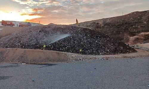 Imagen de Controlado el conato de incendio que declarado en el complejo ambiental de El Revolcadero